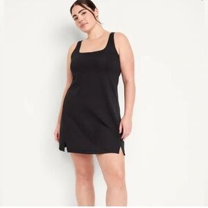 Old Navy power soft square neck Black athletic Dress